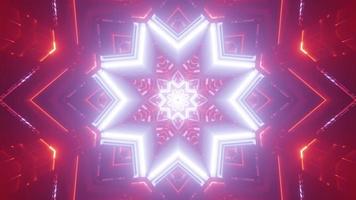 Colorful 3D kaleidoscope design illustration for background or texture photo