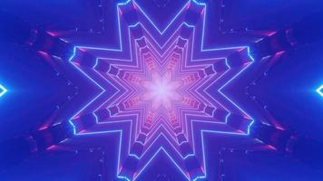 Colorful 3D kaleidoscope design illustration for background or texture photo