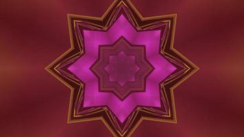 Colorful 3D kaleidoscope design illustration for background or texture photo