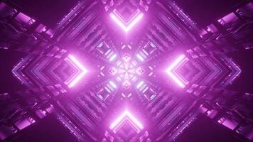 Colorful 3D kaleidoscope design illustration for background or texture photo