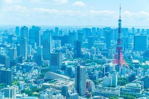 Cityscape of Tokyo city, Japan photo