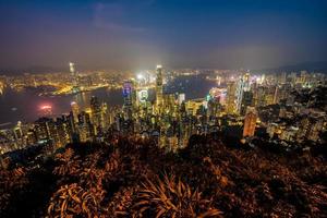 Cityscape of Hong Kong city, China photo