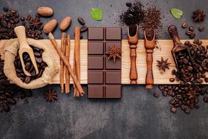 Chocolate and spices photo