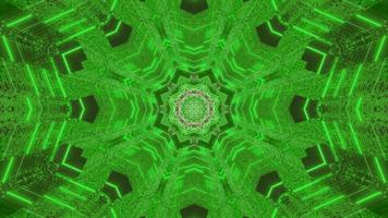 Colorful 3D kaleidoscope design illustration for background or texture photo