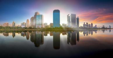 Bangkok city scape view photo