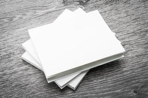 Blank white notebook photo