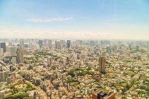 paisaje urbano de la ciudad de tokio, japón foto