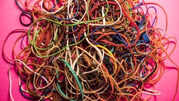 Colorful Rubber Bands Stock Photo - Download Image Now - Business