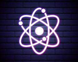 Atom Neon Icon