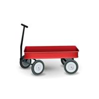 Garden wagon isolated on white background for your creativity