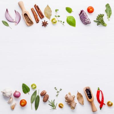 Ingredients Border Stock Photos, Images and Backgrounds for Free Download