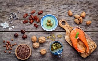 Omega 3 and unsaturated fats rich foods