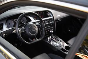 Interior of Audi car photo