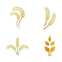 Wheat logo images se vector