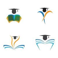 Education logo design vector