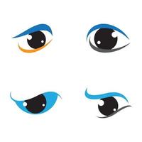 Eye care logo images vector