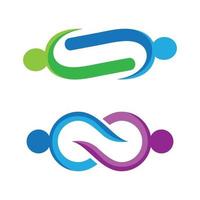 Infinity logo images vector