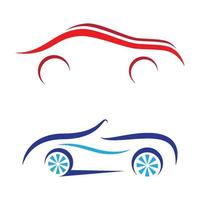 Ilustración de imágenes de logo de coche vector