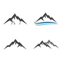 imagenes de logo de montaña vector