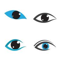 Eye care logo images vector