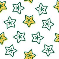 star seamless pattern vector