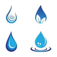 Water drop logo images vector