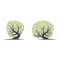 Tree logo images design vector