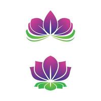 imágenes de logo de belleza de loto vector