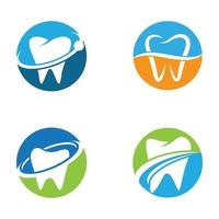 imágenes de logo cuidado dental vector