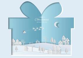 Merry Christmas and Happy new year greeting card vector