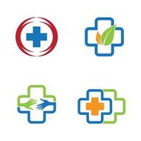 Medical care logo images vector