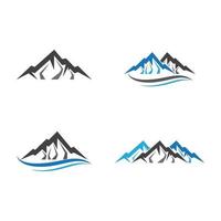 Mountain logo images vector