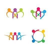 Teamwork logo images vector