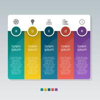 diagrama de gráfico de barras para ilustración de análisis financiero vector