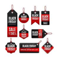 Black Friday Tags. For Shopping business vector