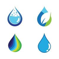 Water drop logo images vector