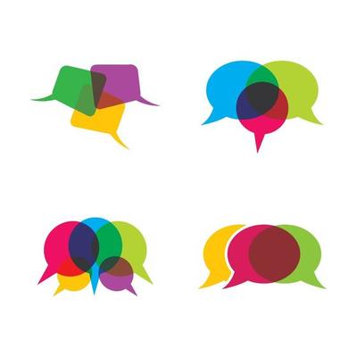 Speech bubble logo images