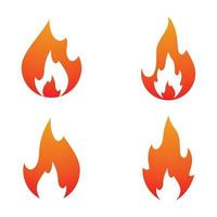 Fire logo images vector