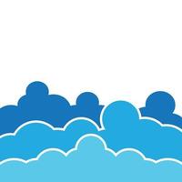 Cloud background images illustration vector