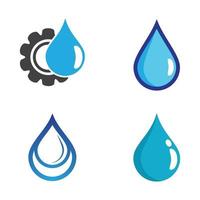 Water drop logo images vector