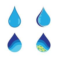 Water drop logo images vector