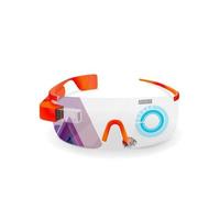 Augmented reality glasses in a realistic style isolated on a white background vector