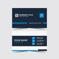 Abstract business card template design vector