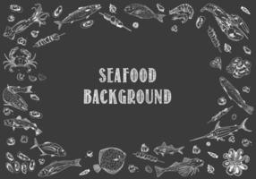 seafood restaurant menu template. Vector. vector