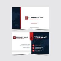 Creative business card template design vector