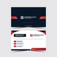 Modern business card template vector