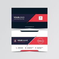 Layout design business card template vector