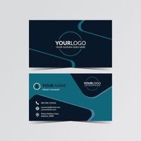 Creative and clean business card design template vector