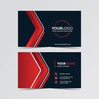 Creative business card template design vector