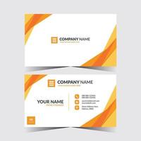 Creative and clean business card template vector